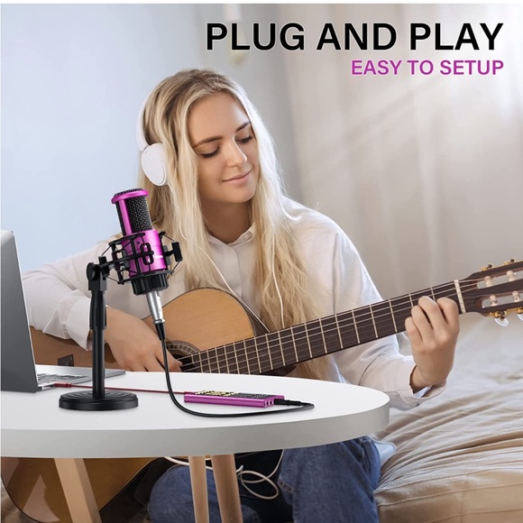 Condenser Podcast Recording Microphone. Easy to use USB recording microphone. - Picture 5 of 8